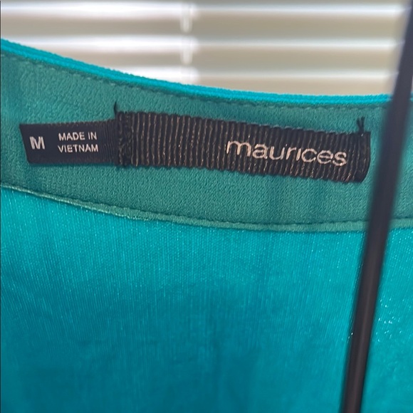 Maurices Teal Sleeveless Dress - Picture 2 of 5
